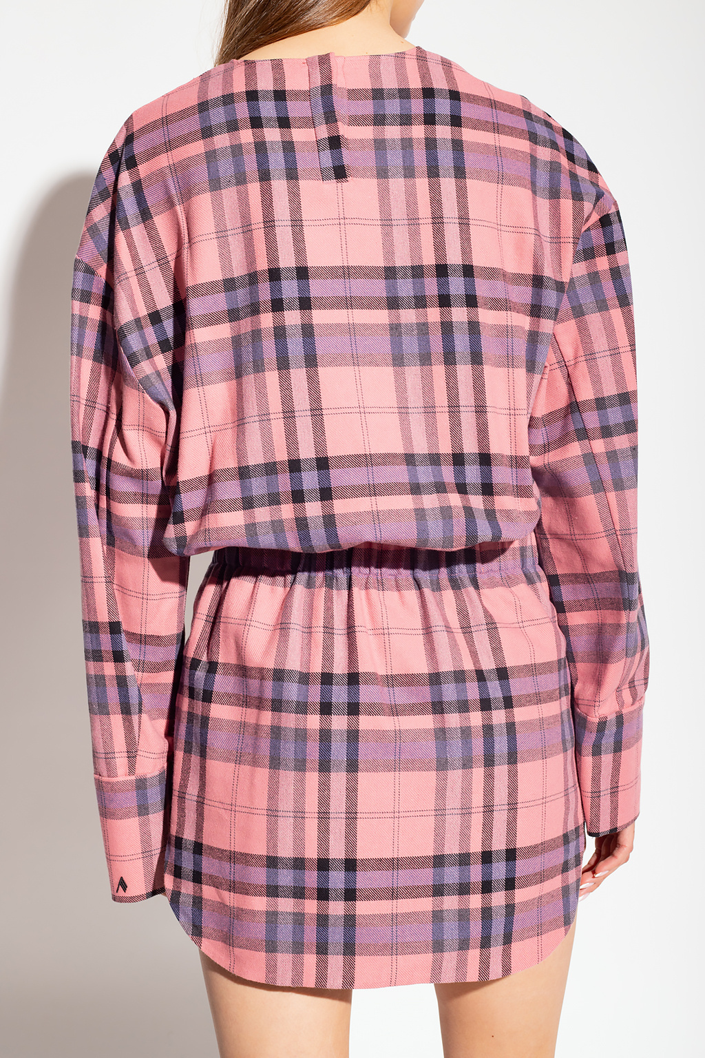 Pink Checked dress The Attico Vitkac Germany